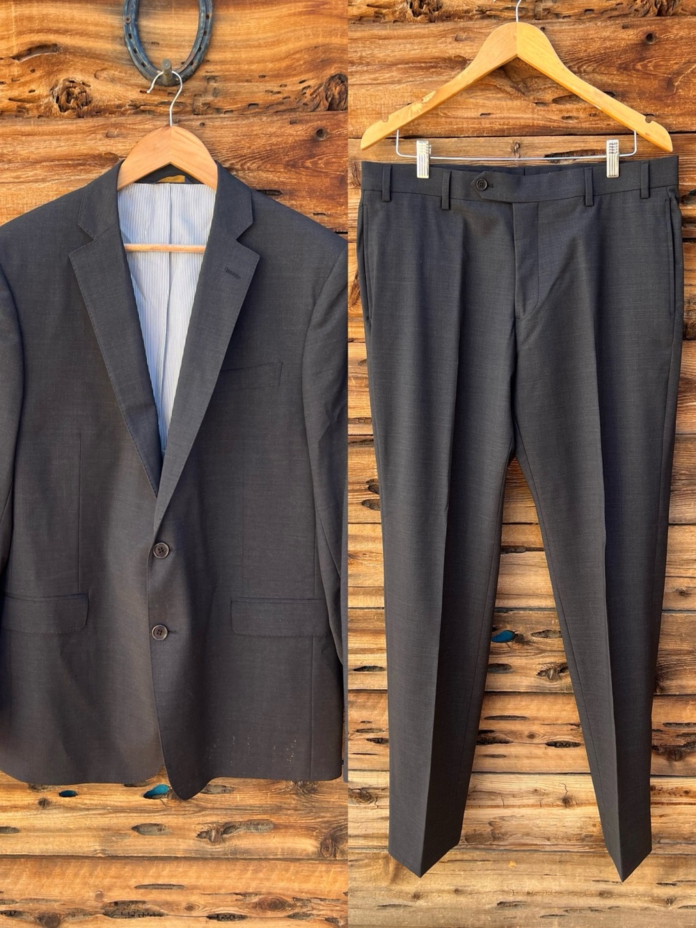BROOKS BROTHERS | Men's Classic Two-Piece Suit Blazer & Trousers 44/36